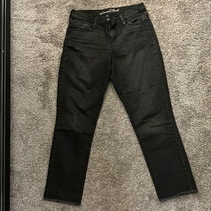 Black Universal Thread Straight Leg Jeans